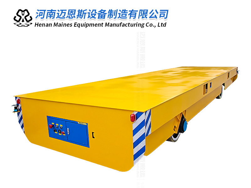 工廠車間過跨電動轉(zhuǎn)運車載重35噸試機成功
